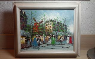Stunning,  vintage oil painting framed and signed 4