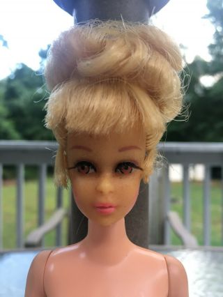 Vintage Barbie Francie " Growing Pretty Hair " Doll Blonde 1129