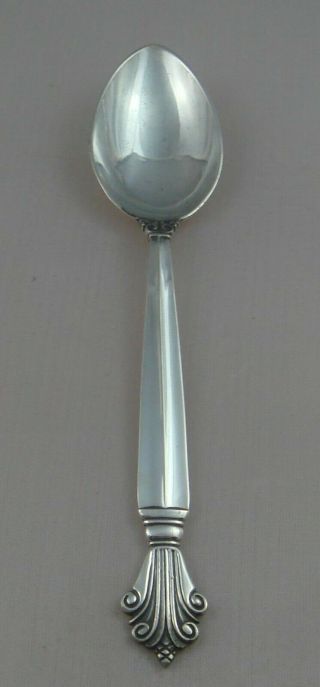 Georg Jensen Acanthus Sterling Silver Teaspoon Usa Buyers Only