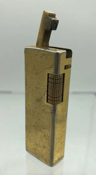 Supreme Gold Lift Arm Pocket Cigarette Lighter Made In Korea Collectible Antique