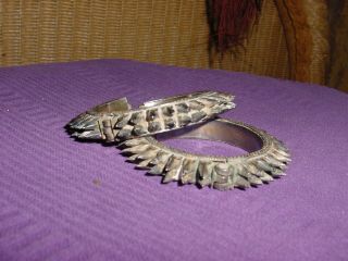 2 A Pair Silver ?antique Anklets Jewelry North India ? Hg