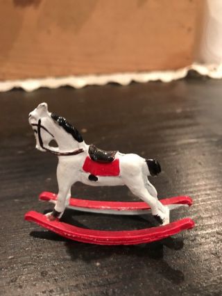 Vintage Miniature Dollhouse Accessories Rocking Horse