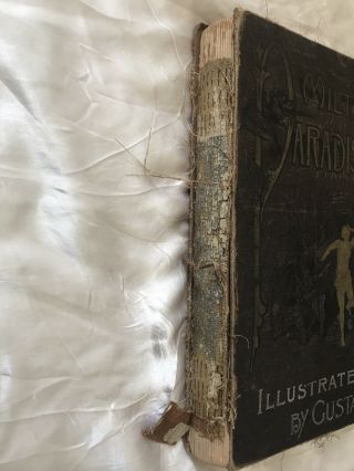 Antique Paradise Lost (1885?) John Milton,  Gustave Dore Illus The Altemus 1st Ed 3