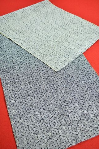 Ad66/60 Vintage Japanese Fabric Cotton Antique Boro Patch Indigo Blue 46.  1 "