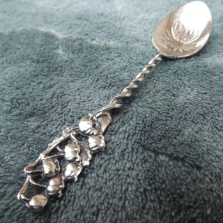 Lily Of The Valley By Whiting 4 " Sterling Demitasse Souvenir Spoon