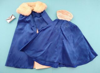 Vintage Barbie Midnight Blue 1617 - Blue Dress Gown Purse Clutch