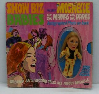 Rare Hasbro Show Biz Babies Michelle Phillips Mamas And The Papas On Card