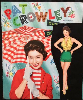 1955 Pat Crowley Paper Dolls,  Cut Star Set