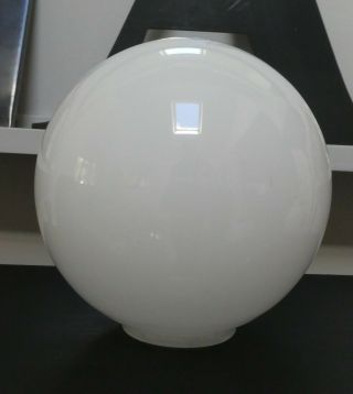 Art Deco White Glass Globe Shade 1