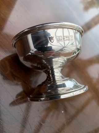 Sterling Silver Cup,  Footed Bowl,  Birmingham 1992,  By Argyll Silver
