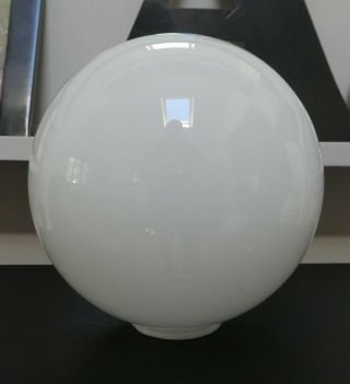Art Deco White Glass Globe Shade 2