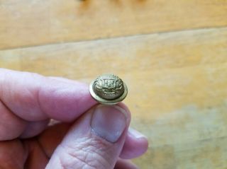 1 Antique Ridabock & Co.  Brass Button Connecticut Military 5/8 Inch 2
