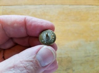 1 Antique Ridabock & Co.  Brass Button Connecticut Military 5/8 Inch 3