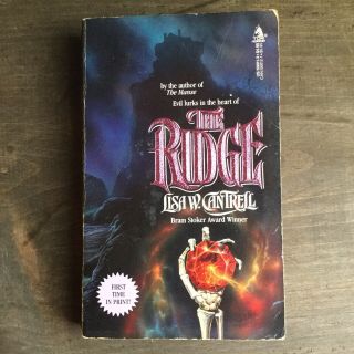 The Ridge By Lisa Cantrell Tor 1st Edition 1989 Pb Vintage Horror