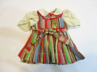 Vintage Doll Dress For Small Hard Plastic Fashion Doll Aa28