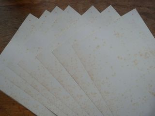 A3 Antique Vintage Effect Plain Paper 25 Sheets Single Sided Age - Toned & Foxed