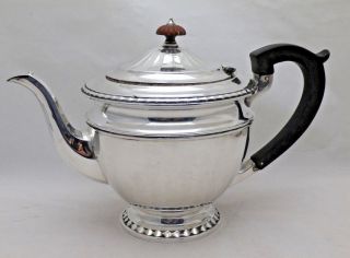 Vintage Solid Sterling Silver Teapot Birmingham 1932 Weight Heavy 582 Grams