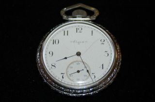 Vintage 1911 Elgin National Watch Co.  Pocket Watch Sn 15403074 Illinois Case