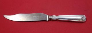 Shell And Thread By Tiffany & Co.  Sterling Silver Fish Knife W/sp Blade 7 7/8 "
