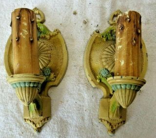 Antique Ornate Cast Iron Wall Sconce Light Fixtures Fast