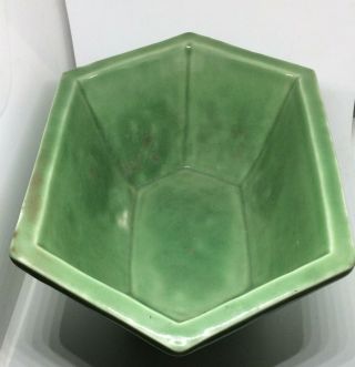 Chinese Antique Green Glaze Hexagon Ming Dynasty Style Xuande Porcelain Pot 4