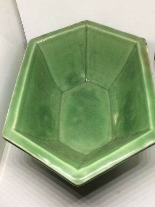 Chinese Antique Green Glaze Hexagon Ming Dynasty Style Xuande Porcelain Pot 5