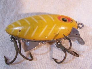 Vintage Clark Water Scout Old Wood Wooden Fishing Lure Keeled