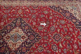 Traditional Floral Vintage Oriental Area Rug Wool Hand - Knotted RED Carpet 10x13 12