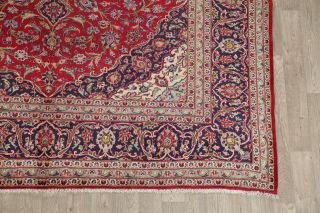 Traditional Floral Vintage Oriental Area Rug Wool Hand - Knotted RED Carpet 10x13 5