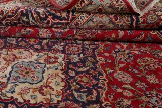 Traditional Floral Vintage Oriental Area Rug Wool Hand - Knotted RED Carpet 10x13 6