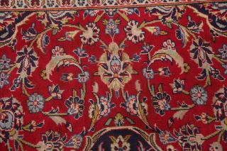 Traditional Floral Vintage Oriental Area Rug Wool Hand - Knotted RED Carpet 10x13 8