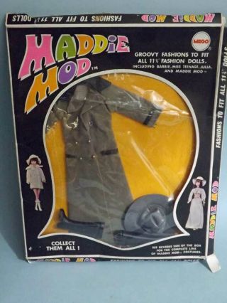 Vintage 1960s Mego Maddie Mod Outfit 1715 The Grey Max Nmib