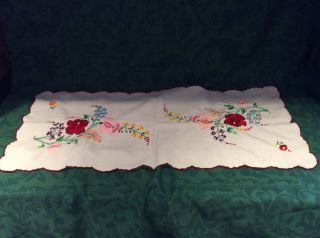Hungarian Embroidered Table Runner 82 X 36 Cms Unused/new Without Tag