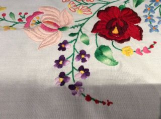 Hungarian Embroidered Table Runner 82 X 36 Cms UNUSED/NEW WITHOUT TAG 5