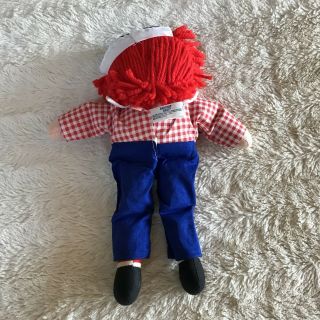 Vintage 1970s Raggedy Andy Knickerbocker Cloth Collectible Toy Doll 12 Inch 3