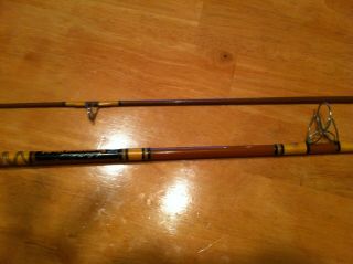 Vintage Ted Williams Tournament Model Sears & Roebuck 7 ' 2Pc Spinning Rod 3