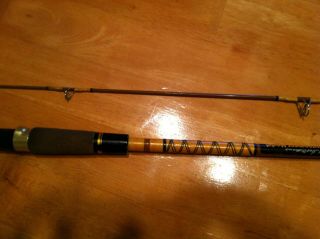 Vintage Ted Williams Tournament Model Sears & Roebuck 7 ' 2Pc Spinning Rod 4