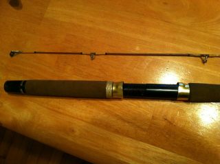 Vintage Ted Williams Tournament Model Sears & Roebuck 7 ' 2Pc Spinning Rod 5