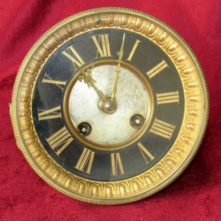 French Striking 8 Day Clock Movement & Dial