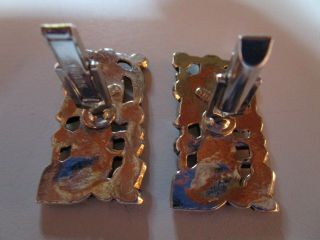 large vintage 1960 ' s cufflinks Asian wise man by Swank 2