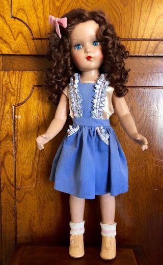 Vintage Composition 20 " Arranbee R&b Nancy Lee Doll - Mohair Wig - Lovely