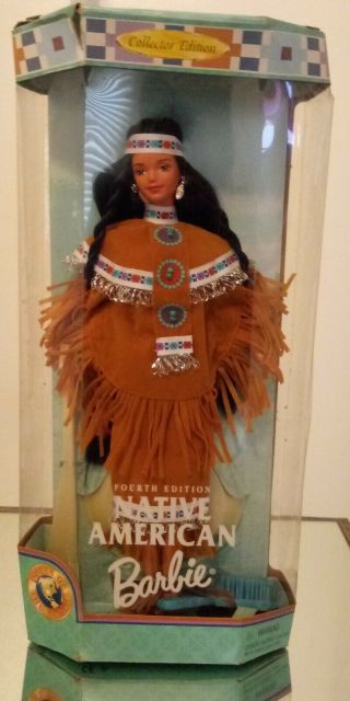 Vintage Native American Barbie Collector Fourth Edition 1997 Mattel World Dolls