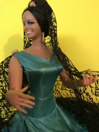 Vintage Marin Spanish Chiclana Flamenco Dancer Doll 19 