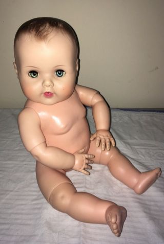 Vintage 20 " Baby Toodles Doll Multiple Joints American Character Wets & Squeaks
