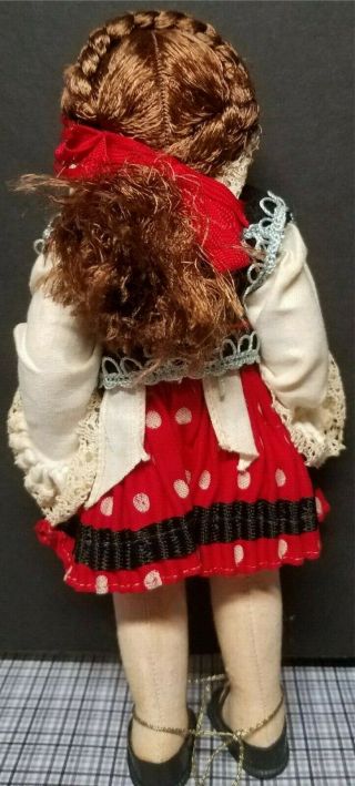Vintage European Doll From Romania Handmade Vintage Ethnicities Cultures 3