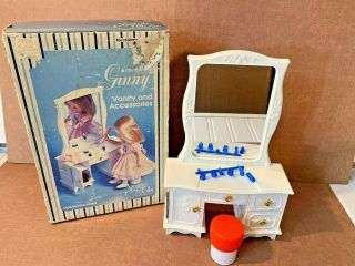 Vintage Vogue Dolls Ginny Doll Furniture Vanity And Accessories