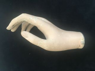 Vintage Mannequin Hand Antique Full Size Hand,  Display Model Hand