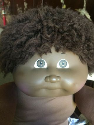 Cabbage Patch Kid 1983 Fuzzy 3 Mold Black African American Cpk