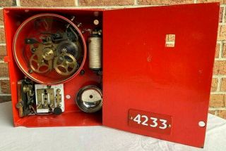 Antique Gamewell Fire Alarm Box & Mechanism Oakland California Ultra