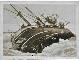 Shackleton Expedition Period Press Photo Of The Endurance.